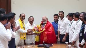 నా మిత్రుడు చంద్రబాబు నేతృత్వంలో కలిసి పనిచేస్తాం మోదీ నా మిత్రుడు చంద్రబాబు నేతృత్వంలో కలిసి పనిచేస్తాం మోదీ