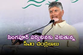 సింగపూర్ పర్యటనకు వెళుతున్న సీఎం చంద్రబాబు సింగపూర్ పర్యటనకు వెళుతున్న సీఎం చంద్రబాబు