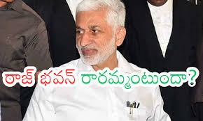 రాజ్ భవన్ కు సాయిరెడ్డి... రాజ్ భవన్ కు సాయిరెడ్డి...