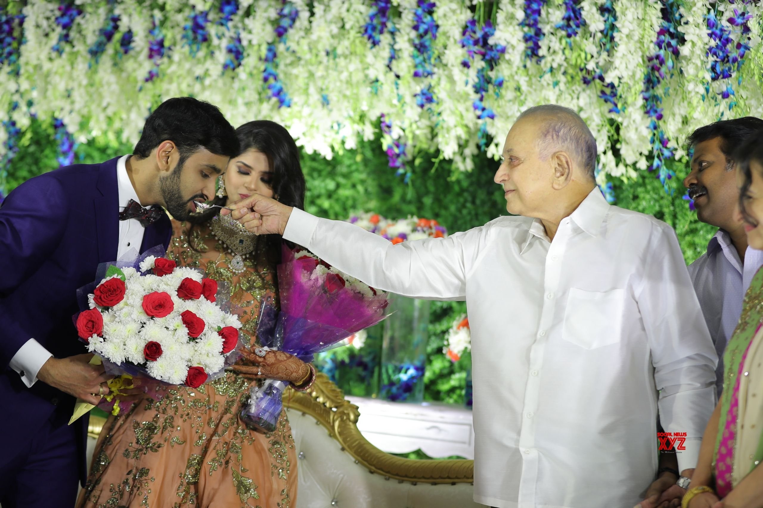 సూపర్ స్టార్ కృష్ణ మేనల్లుడు వివాహ రిసెప్షన్ సూపర్ స్టార్ కృష్ణ మేనల్లుడు వివాహ రిసెప్షన్