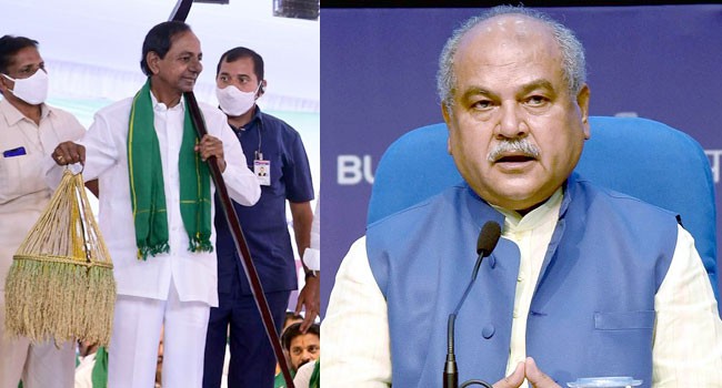 బాయిల్డ్ రైస్ తీసుకోం కుండ బద్దలు కొట్టిన కేంద్రం సీఎం కేసీఆర్ ధర్నాకు కౌంటర్ బాయిల్డ్ రైస్ తీసుకోం కుండ బద్దలు కొట్టిన కేంద్రం సీఎం కేసీఆర్ ధర్నాకు కౌంటర్