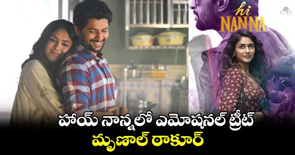 హాయ్ నాన్న’ ఎమోషనల్ విజువల్ ట్రీట్. హాయ్ నాన్న’ ఎమోషనల్ విజువల్ ట్రీట్.