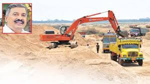 ఇసుక రీచ్ ను ప్రారంభించిన మంత్రి పెద్దిరెడ్డి ఇసుక రీచ్ ను ప్రారంభించిన మంత్రి పెద్దిరెడ్డి