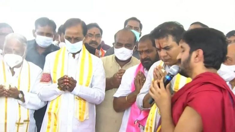 రాజధానిలో టీఆర్ఎస్ పార్టీ కార్యాలయం రాజధానిలో టీఆర్ఎస్ పార్టీ కార్యాలయం