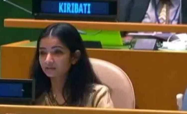 ఐక్యరాజ్యసమితి లోఇమ్రాన్ ఖాన్ కు భారత ప్రతినిధి స్నేహ దూబే కౌంటర్ ఐక్యరాజ్యసమితి లోఇమ్రాన్ ఖాన్ కు భారత ప్రతినిధి స్నేహ దూబే కౌంటర్