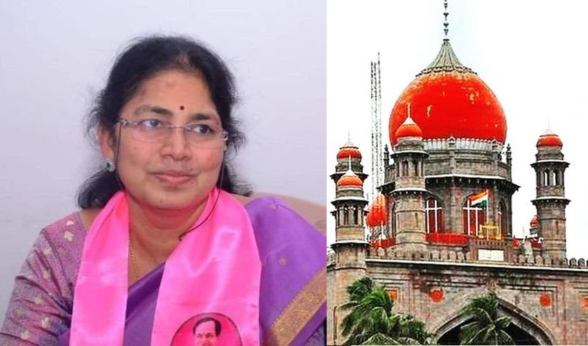 అలేరు ఎమ్మెల్యే సునీతకు జరిమాన విధించిన హైకోర్టు అలేరు ఎమ్మెల్యే సునీతకు జరిమాన విధించిన హైకోర్టు